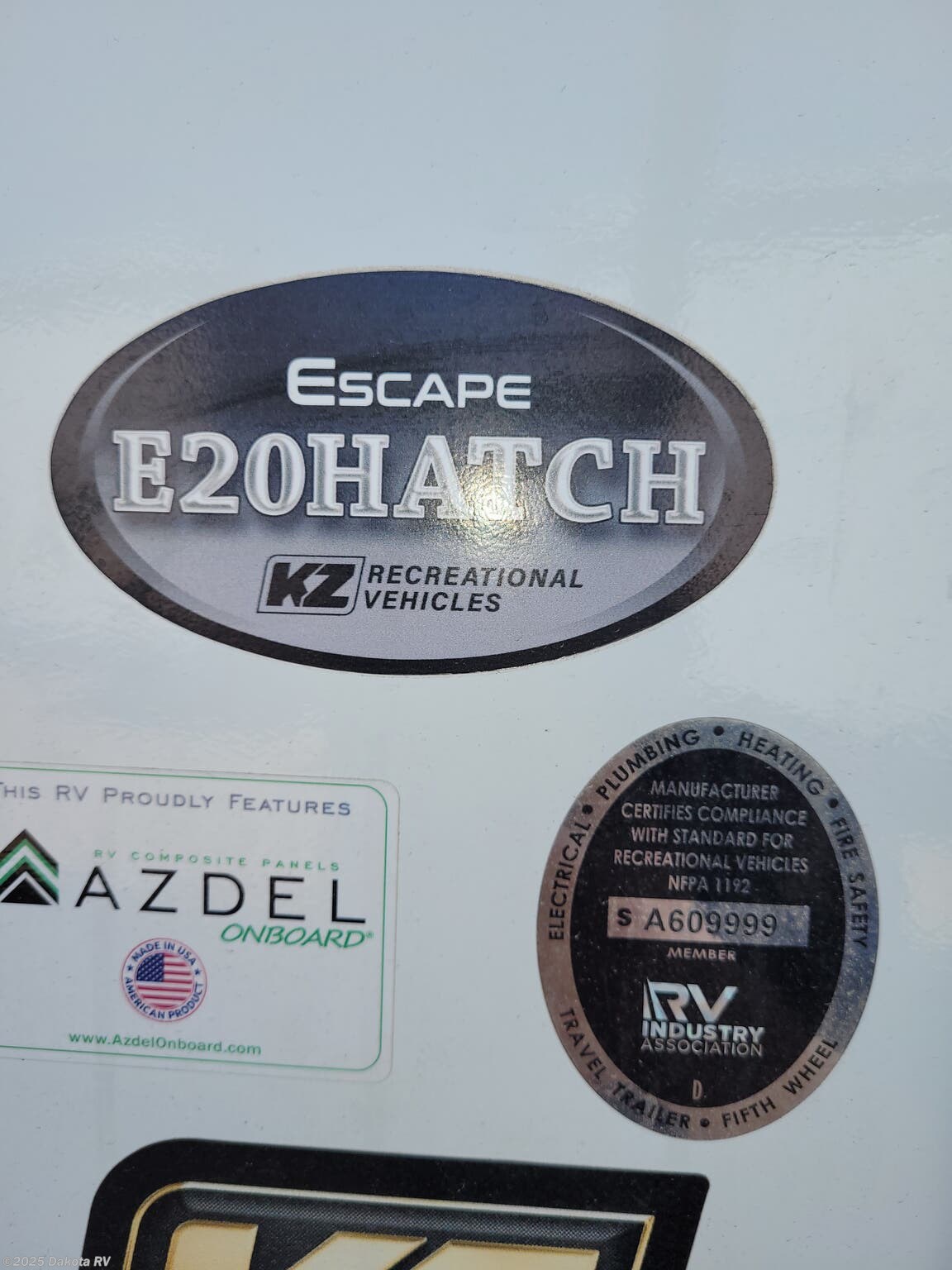 Contact us now about this 2023 K-Z Escape E20 Hatch! 2023 Escape E20 Hatch by K-Z from Dakota RV in Rapid City, South Dakota
