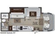 Contact us now about this 2024 Winnebago View 24D! Floorplan of 2024 Winnebago View 24D