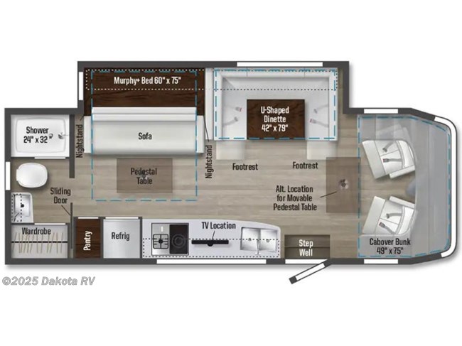 2024 Winnebago View 24D Floorplan