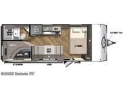 Call now about this 2023 Forest River Ozark 1650BHK! Floorplan of 2023 Forest River Ozark 1650BHK