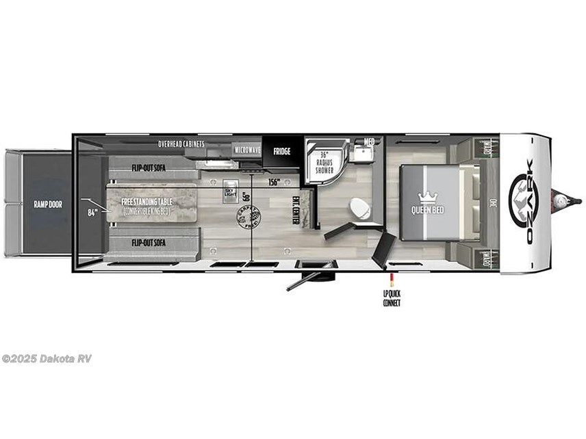 Stock Image for 2025 Forest River 2500THK (options and colors may vary) Stock Image for 2025 Forest River 2500THK (options and colors may vary)