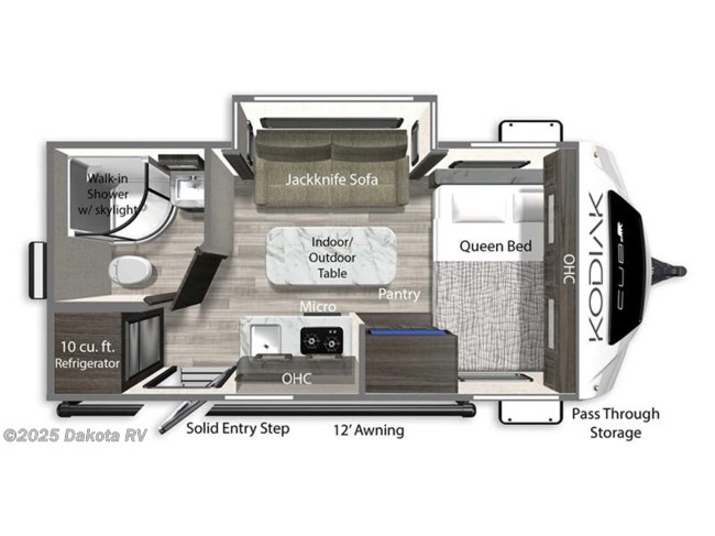 2025 Dutchmen Kodiak Cub 160RB Floorplan
