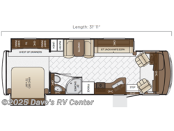 2017 Newmar Bay Star 3124 - Used Class A for sale by Dave's RV Center in Danbury, Connecticut