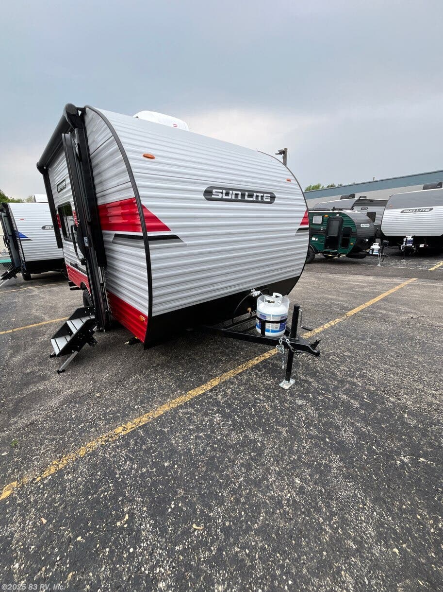 Call now about this 2026 Sunset Park RV Sun Lite 13BD! 2026 Sunset Park RV Sun Lite 13BD - New Travel Trailer For Sale by 83 RV, Inc. in Long Grove, Illinois features Stove Top Burner, Microwave, Stove, Propane, Spare Tire Kit