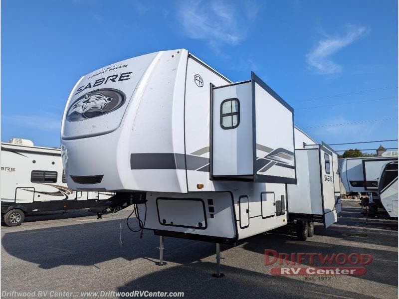 Contact us now about this 2026 Forest River Sabre 36FLX! 2026 Sabre 36FLX by Forest River from Driftwood RV Center in Clermont, New Jersey