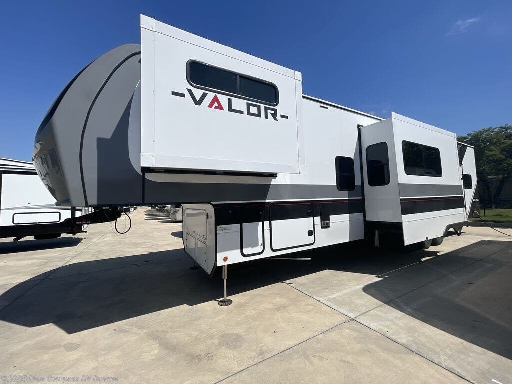 Call now about this 2025 Alliance RV Valor All-Access 40V13! 2025 Alliance RV Valor All-Access 40V13 - New Toy Hauler For Sale by Blue Compass RV Boerne in Boerne, Texas