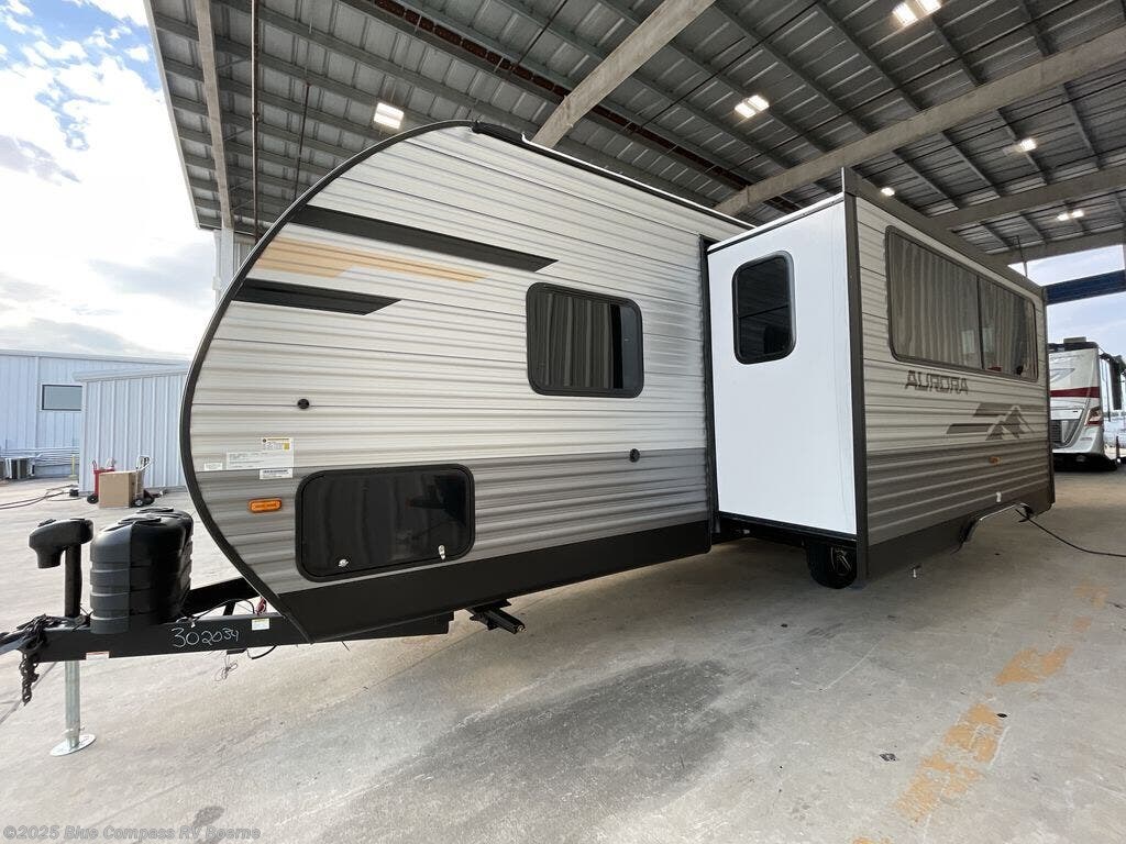 Email now about this 2026 Forest River Aurora 24RBS! New 2026 Forest River Aurora 24RBS available in Boerne, Texas