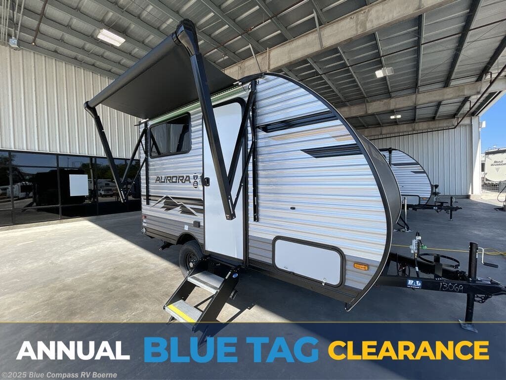 Email now about this 2026 Forest River Aurora Light 13BHX! New 2026 Forest River Aurora Light 13BHX available in Boerne, Texas