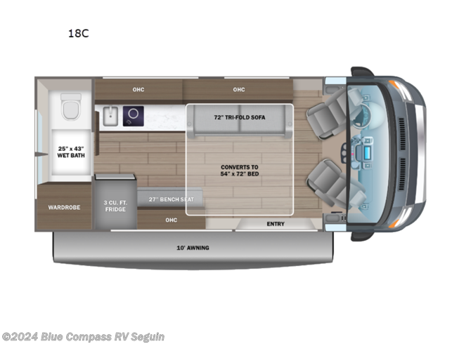 2024 Jayco Comet 18C - New Class B For Sale by Blue Compass RV Seguin in Seguin, Texas