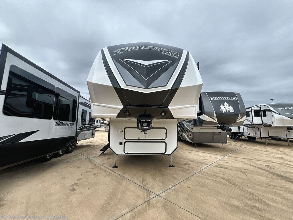 Call now about this 2025 Grand Design Momentum M-Class 395MS! 2025 Grand Design Momentum M-Class 395MS - New Fifth Wheel For Sale by Blue Compass RV Seguin in Seguin, Texas