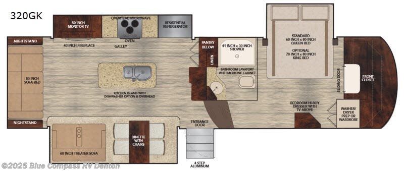 Call now about this 2018 Vanleigh Vilano 320GK! 2018 Vanleigh Vilano 320GK - Used Fifth Wheel For Sale by Blue Compass RV Denton in Denton, Texas features Slideout