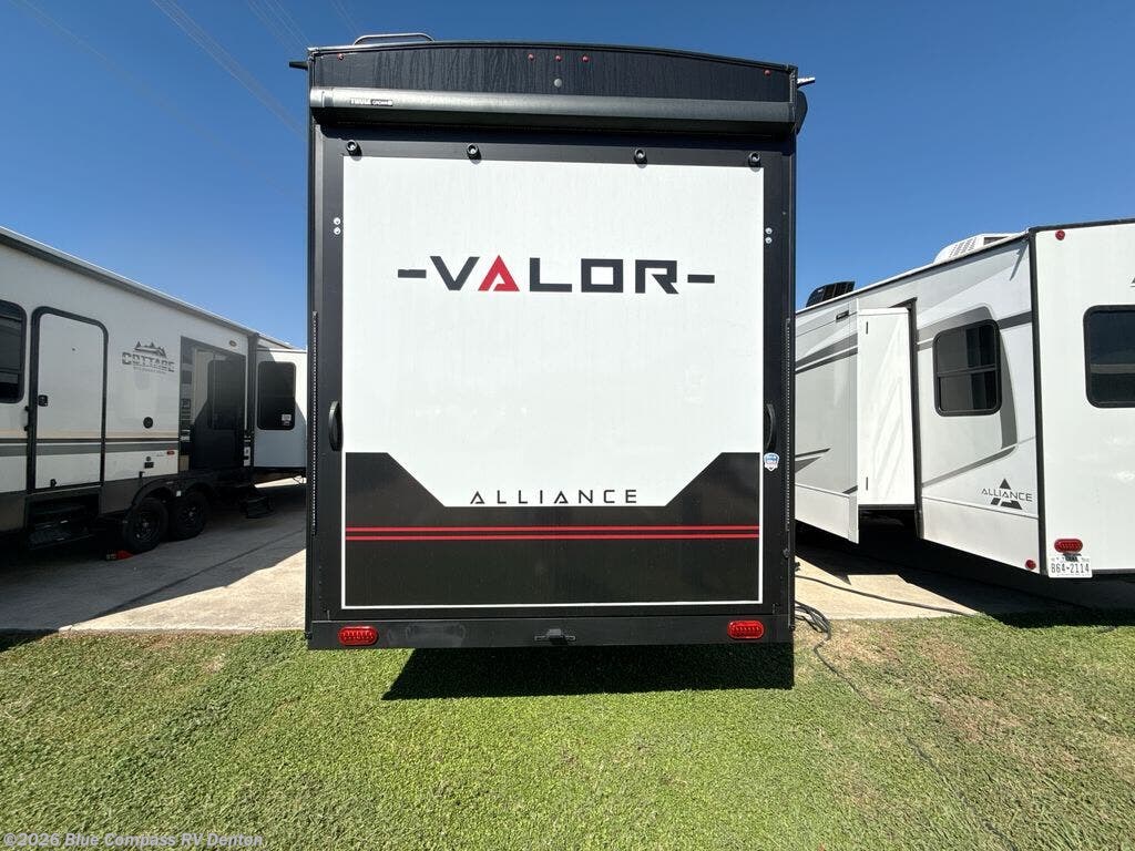 Contact us now about this 2026 Alliance RV Valor 36V11! 2026 Valor 36V11 by Alliance RV from Blue Compass RV Denton in Denton, Texas