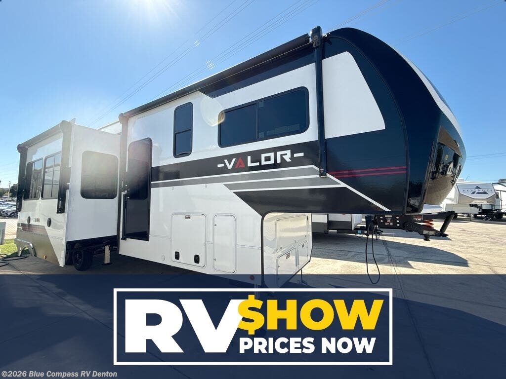 Email now about this 2026 Alliance RV Valor 36V11! New 2026 Alliance RV Valor 36V11 available in Denton, Texas
