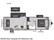 Call now about this 2025 Keystone Cougar Half-Ton 24RDS! 2025 Keystone Cougar Half-Ton 24RDS - New Fifth Wheel For Sale by Blue Compass RV Oklahoma City in Norman, Oklahoma features Slideout