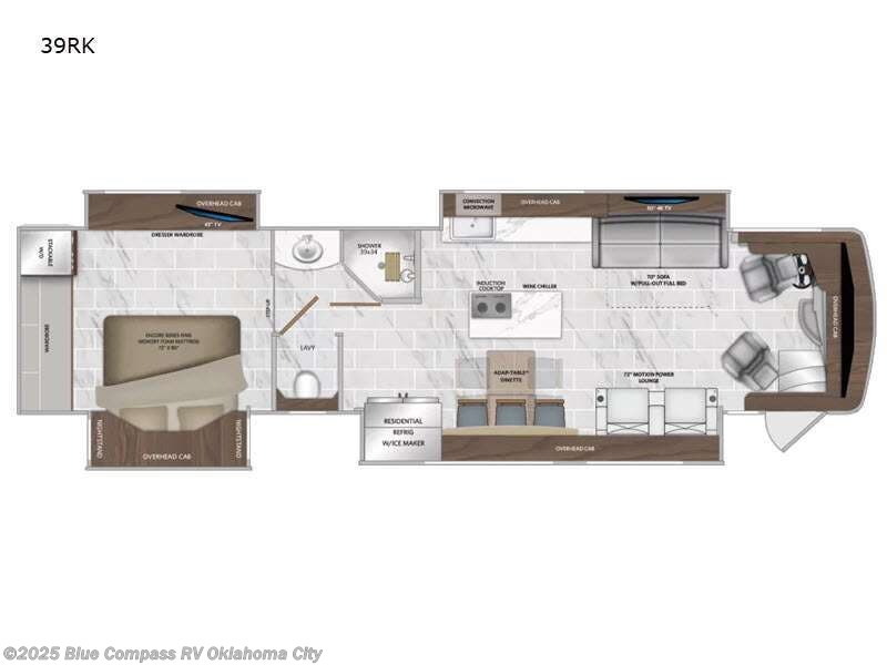 Call now about this 2022 American Coach American Dream 39RK! 2022 American Coach American Dream 39RK - Used Class A For Sale by Blue Compass RV Oklahoma City in Norman, Oklahoma features Slideout