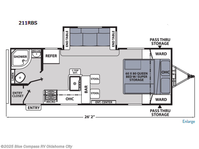 Call now about this 2022 Coachmen Apex Ultra-Lite 211RBS! 2022 Coachmen Apex Ultra-Lite 211RBS - Used Travel Trailer For Sale by Blue Compass RV Oklahoma City in Norman, Oklahoma features Slideout