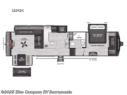 Call now about this 2026 Keystone Cougar 320RDS! 2026 Keystone Cougar 320RDS - New Fifth Wheel For Sale by Blue Compass RV Sacramento in Rancho Cordova, California features Slideout
