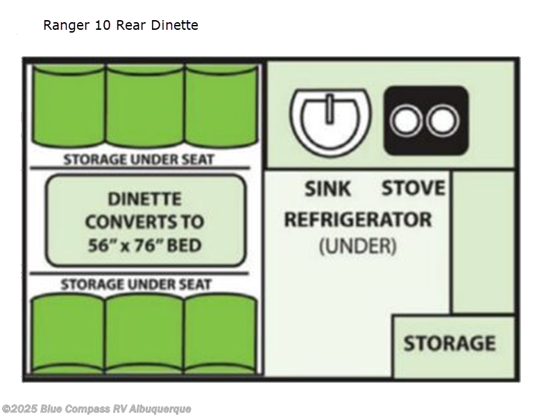 Call now about this 2025 Aliner Ranger 10 Rear Dinette! 2025 Aliner Ranger 10 Rear Dinette - New Popup For Sale by Blue Compass RV Albuquerque in Albuquerque, New Mexico