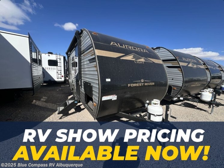 Email now about this 2025 Forest River Aurora Light 16BHX! New 2025 Forest River Aurora Light 16BHX available in Albuquerque, New Mexico