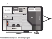 Call now about this 2026 Keystone Coleman 13R! 2026 Keystone Coleman 13R - Used Travel Trailer For Sale by Blue Compass RV Albuquerque in Albuquerque, New Mexico