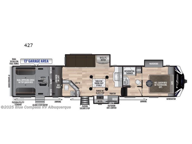 Email now about this 2020 Keystone Fuzion 427! Used 2020 Keystone Fuzion 427 available in Albuquerque, New Mexico