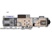 Call now about this 2020 Keystone Fuzion 427! 2020 Keystone Fuzion 427 - Used Toy Hauler For Sale by Blue Compass RV Albuquerque in Albuquerque, New Mexico features Slideout