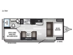 2020 Palomino Solaire Ultra Lite 217BH - Used Travel Trailer for sale by Fretz RV in Souderton, Pennsylvania
