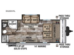 2020 Venture RV Sonic SN200VML - Used Travel Trailer for sale by Fretz RV in Souderton, Pennsylvania