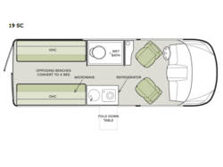 2022 Tiffin Cahaba 19 SC - Used Class B for sale by Fretz RV in Souderton, Pennsylvania