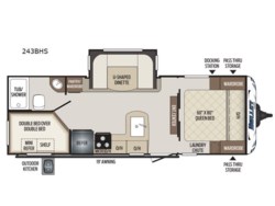 2020 Keystone Bullet 243BHS - Used Travel Trailer for sale by Fretz RV in Souderton, Pennsylvania