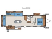 Call now about this 2015 K-Z Spree 328IK! 2015 K-Z Spree 328IK - Used Travel Trailer For Sale by Fretz RV in Souderton, Pennsylvania features Slideout