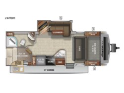 2021 Jayco White Hawk 24MBH - Used Travel Trailer for sale by Fretz RV in Souderton, Pennsylvania