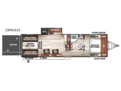 2019 Forest River Cherokee Wolf Pack 23PACK15 - Used Toy Hauler for sale by Fretz RV in Souderton, Pennsylvania