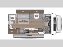 2026 Jayco Melbourne Prestige 24RP - New Class C for sale by Fretz RV in Souderton, Pennsylvania