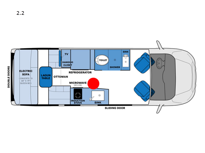Call now about this 2022 Pleasure-Way Ontour 2.2 ! 2022 Pleasure-Way Ontour 2.2 - Used Class B For Sale by Fretz RV in Souderton, Pennsylvania