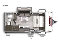 2021 Coleman Coleman Light 1805RB - Used Travel Trailer for sale by Fretz RV in Souderton, Pennsylvania