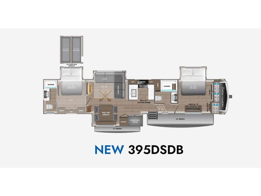 New 2026 Jayco North Point 395 DSDB available in Souderton, Pennsylvania