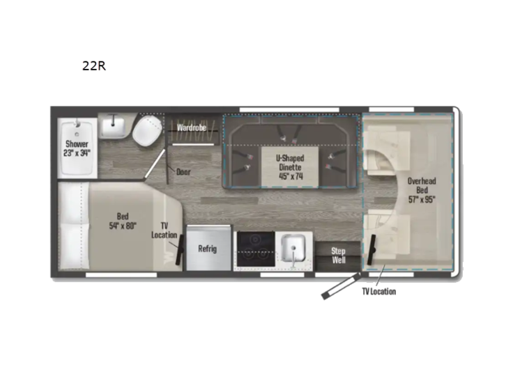 Email now about this 2026 Winnebago Spirit 22R! New 2026 Winnebago Spirit 22R available in Souderton, Pennsylvania