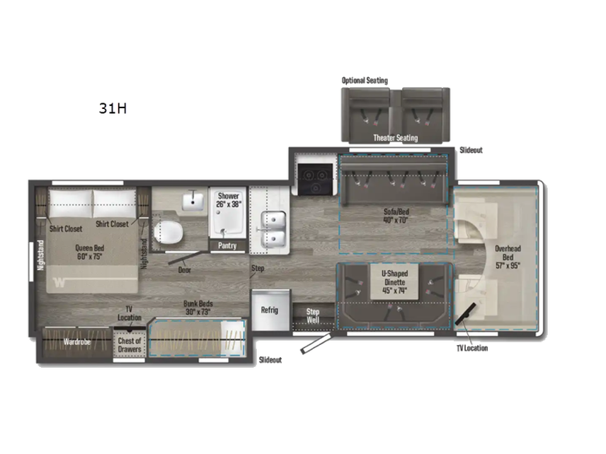 New 2026 Winnebago Spirit 31H available in Souderton, Pennsylvania