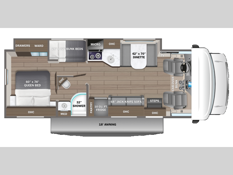 Call now about this 2026 Jayco Redhawk SE 31FF! 2026 Jayco Redhawk SE 31FF - New Class C For Sale by Fretz RV in Souderton, Pennsylvania features Slideout