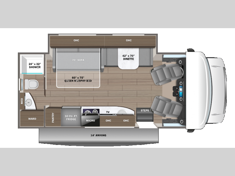 Call now about this 2026 Jayco Melbourne 24R! 2026 Jayco Melbourne 24R - New Class C For Sale by Fretz RV in Souderton, Pennsylvania features Slideout