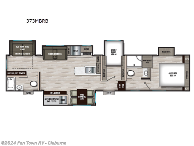 2023 Coachmen Chaparral 373MBRB - New Fifth Wheel For Sale by Fun Town RV - Cleburne in Cleburne, Texas