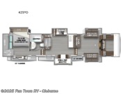 Call now about this 2025 Forest River RiverStone 425FO! 2025 Forest River RiverStone 425FO - New Fifth Wheel For Sale by Fun Town RV - Cleburne in Cleburne, Texas features Slideout