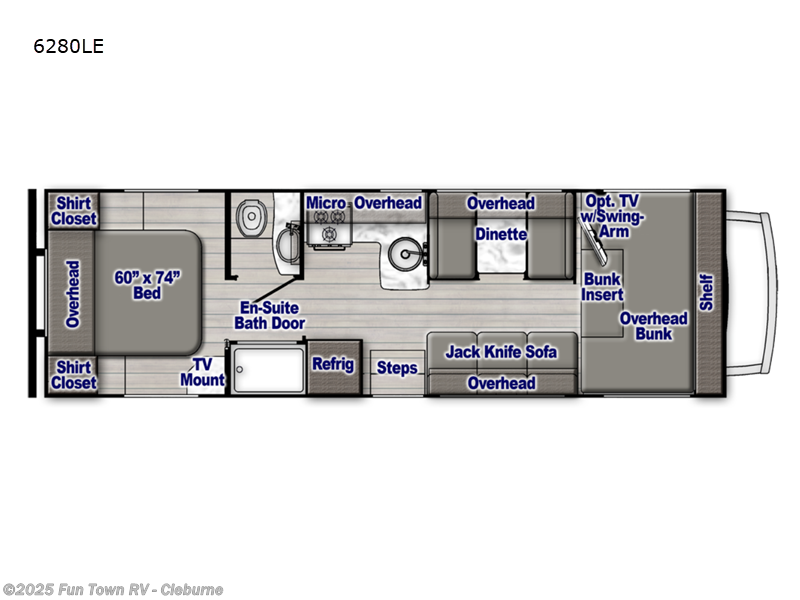 Call now about this 2025 Gulf Stream Yellowstone Class C 6280LE! 2025 Gulf Stream Yellowstone Class C 6280LE - Used Class C For Sale by Fun Town RV - Cleburne in Cleburne, Texas