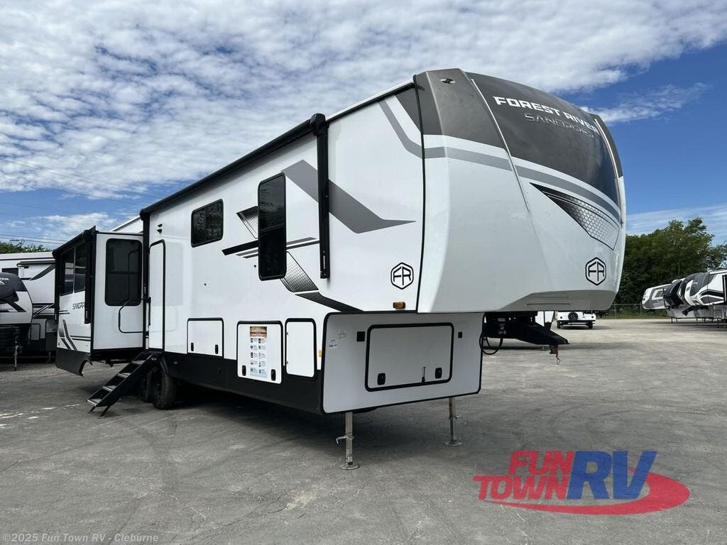 Email now about this 2026 Forest River Sandpiper 4003MB! New 2026 Forest River Sandpiper 4003MB available in Cleburne, Texas