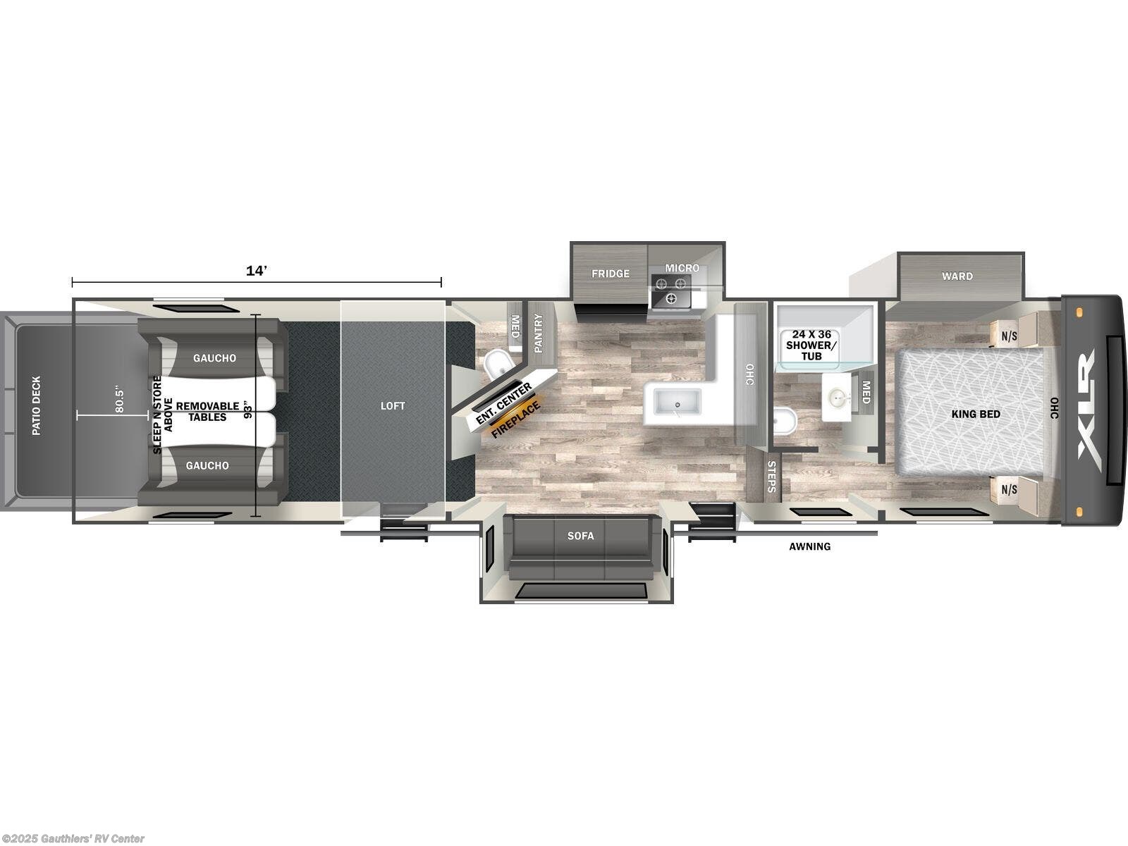 Call now about this 2022 Forest River XLR Nitro 351! 2022 Forest River XLR Nitro 351 - New Toy Hauler For Sale by Gauthiers' RV Center in Scott, Louisiana features Medicine Cabinet, Oven, Slideout, Power Roof Vent, CO Detector