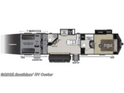 Call now about this 2018 Keystone Fuzion 371! 2018 Keystone Fuzion 371 - Used Toy Hauler For Sale by Gauthiers' RV Center in Scott, Louisiana features Fireplace, Bunk Beds, Solid Surface Countertops, Oven, 50 Amp Service