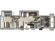 Call now about this 2026 Prime Time Tracer 295DB! Floorplan of 2026 Prime Time Tracer 295DB