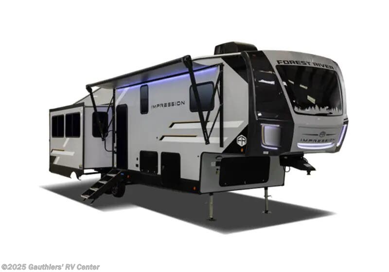 Email now about this 2026 Forest River Impression 36BR3! Stock Image for 2026 Forest River 36BR3 (options and colors may vary)