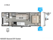 Call now about this 2026 Forest River WILDWOOD-FSX 233RBLE! 2026 Forest River WILDWOOD-FSX 233RBLE - New Travel Trailer For Sale by General RV Center in Mount Clemens, Michigan